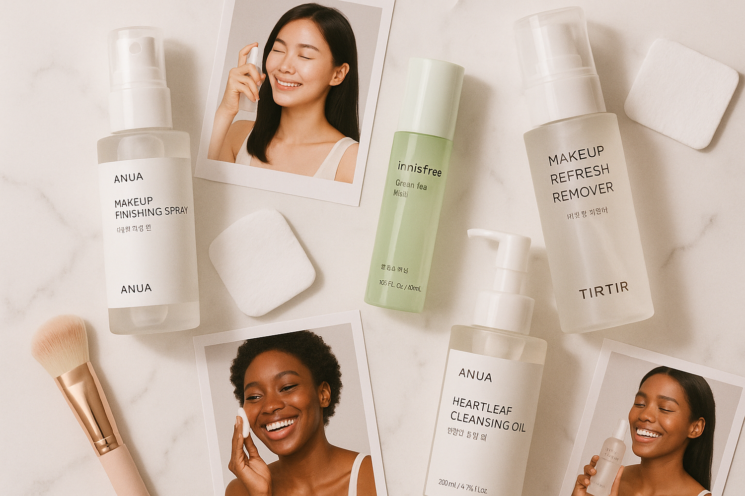 MAKEUP FINISHING SPRAYS & REMOVERS